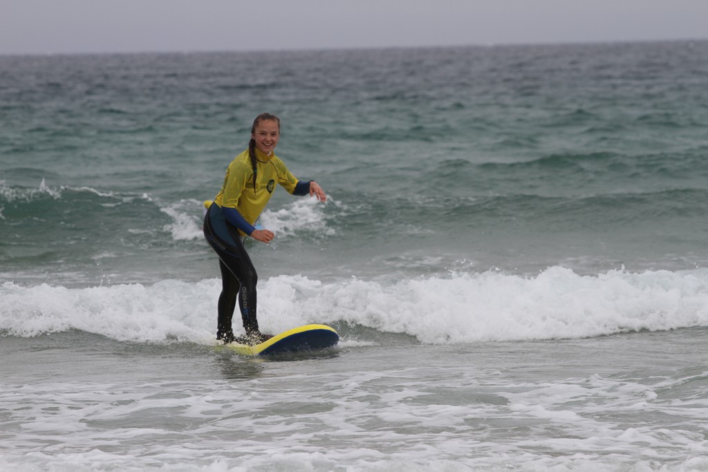 One happy surfer